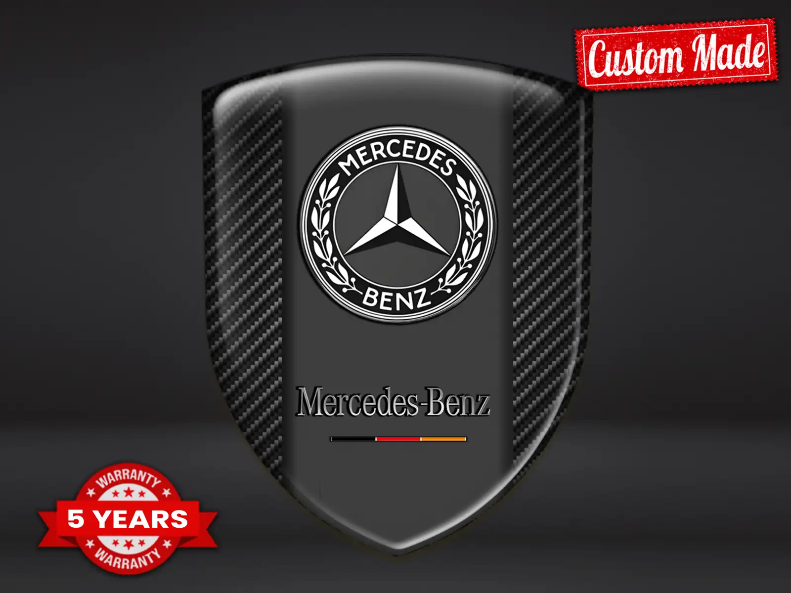 Mercedes Car Silicone Stickers Durable Limited High Quality